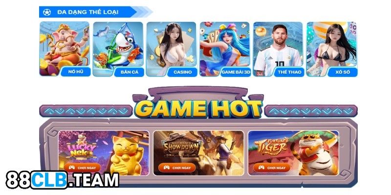 Kho game hot hit đáng đồng tiền bát gạo từ 88CLB